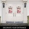 G128 Combo Pack Garden Flag Hanger 14IN & Garden Flag Welcome 3 Gnomes Celebrating July 4th 12x18IN Printed Double Sided Burlap Fabric